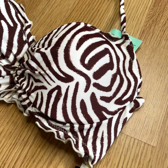 Sundazed Zebra Print Bikini, 36C - Picture 4 of 9